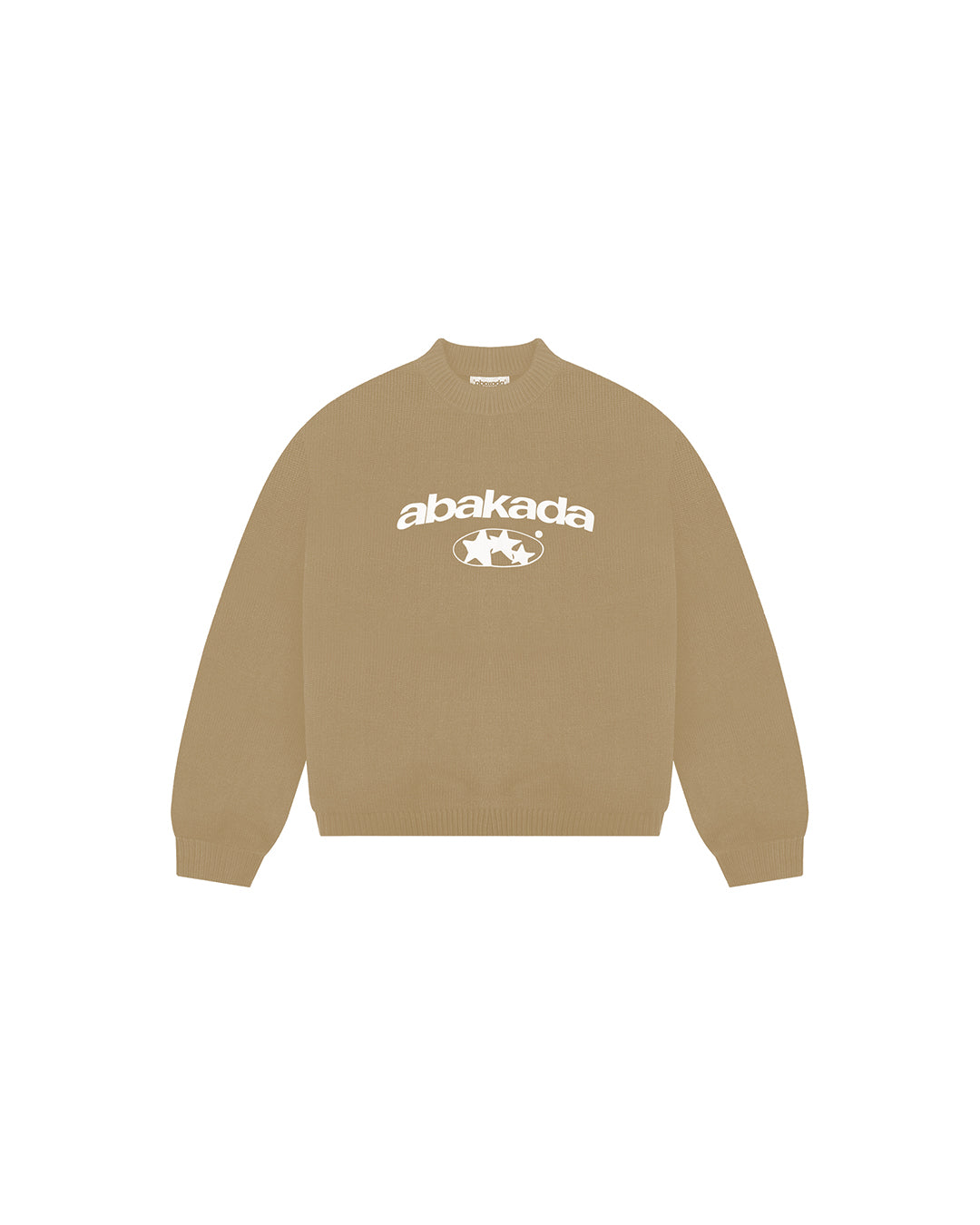 3 STAR KNITTED SWEATER (TAN)