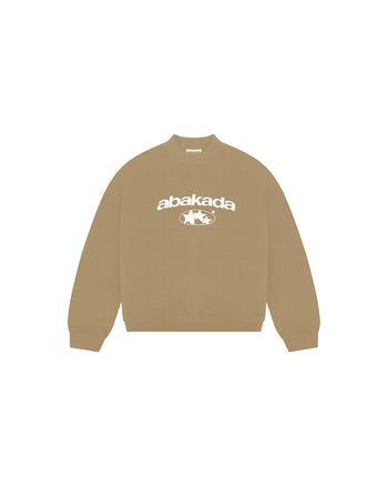 3 STAR KNITTED SWEATER (TAN)
