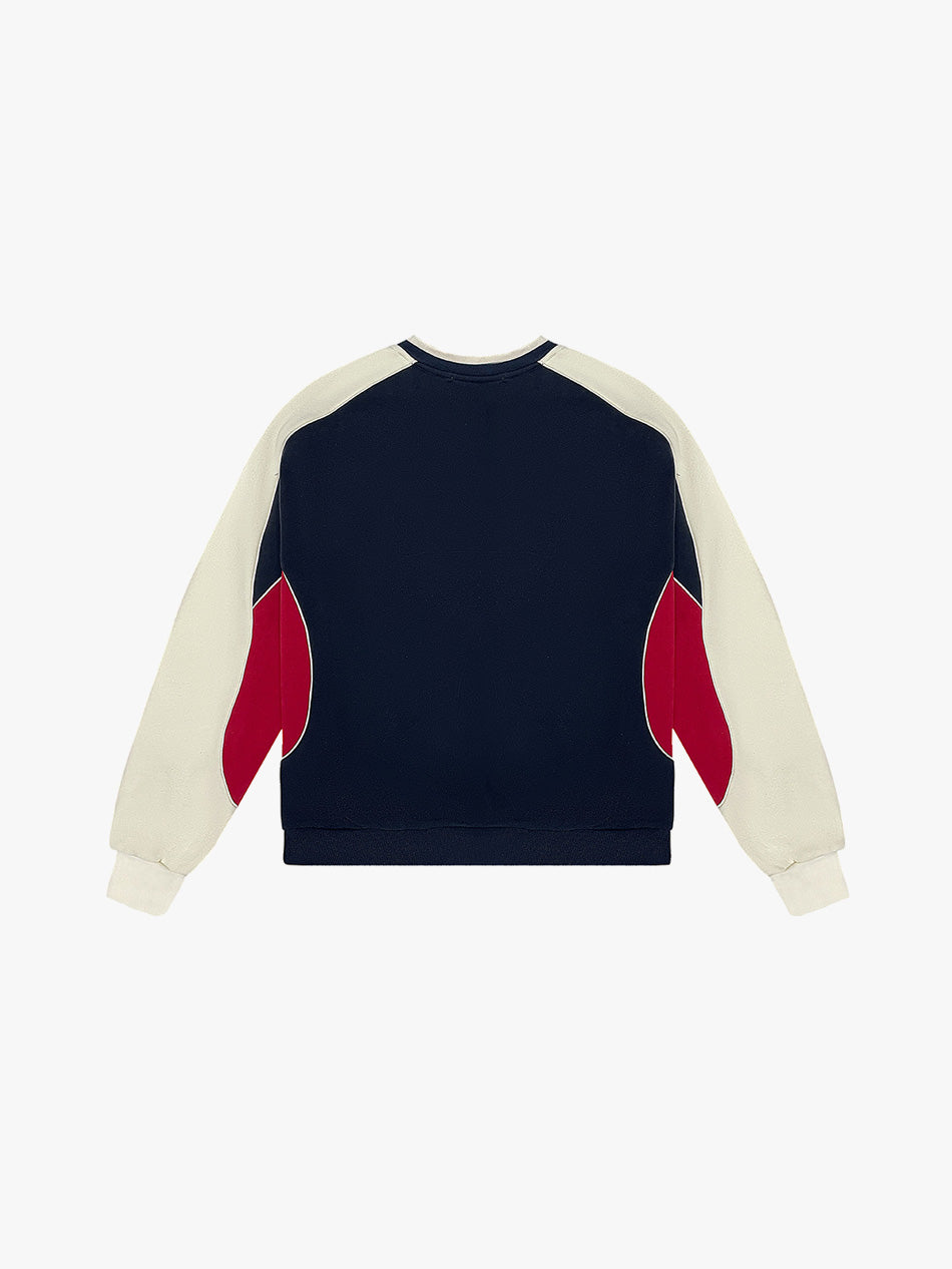 OLIMPIKO COLORBLOCK SWEATSHIRT (NAVY)