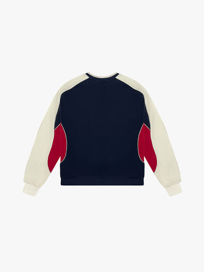 OLIMPIKO COLORBLOCK SWEATSHIRT (NAVY)