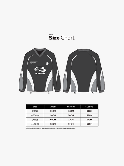 COLORBLOCK LONGSLEEVE (BLACK/GREY)