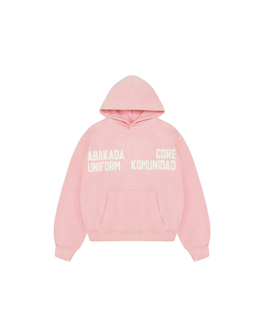 WASHED COMMUNITY HOODIE (PINK)