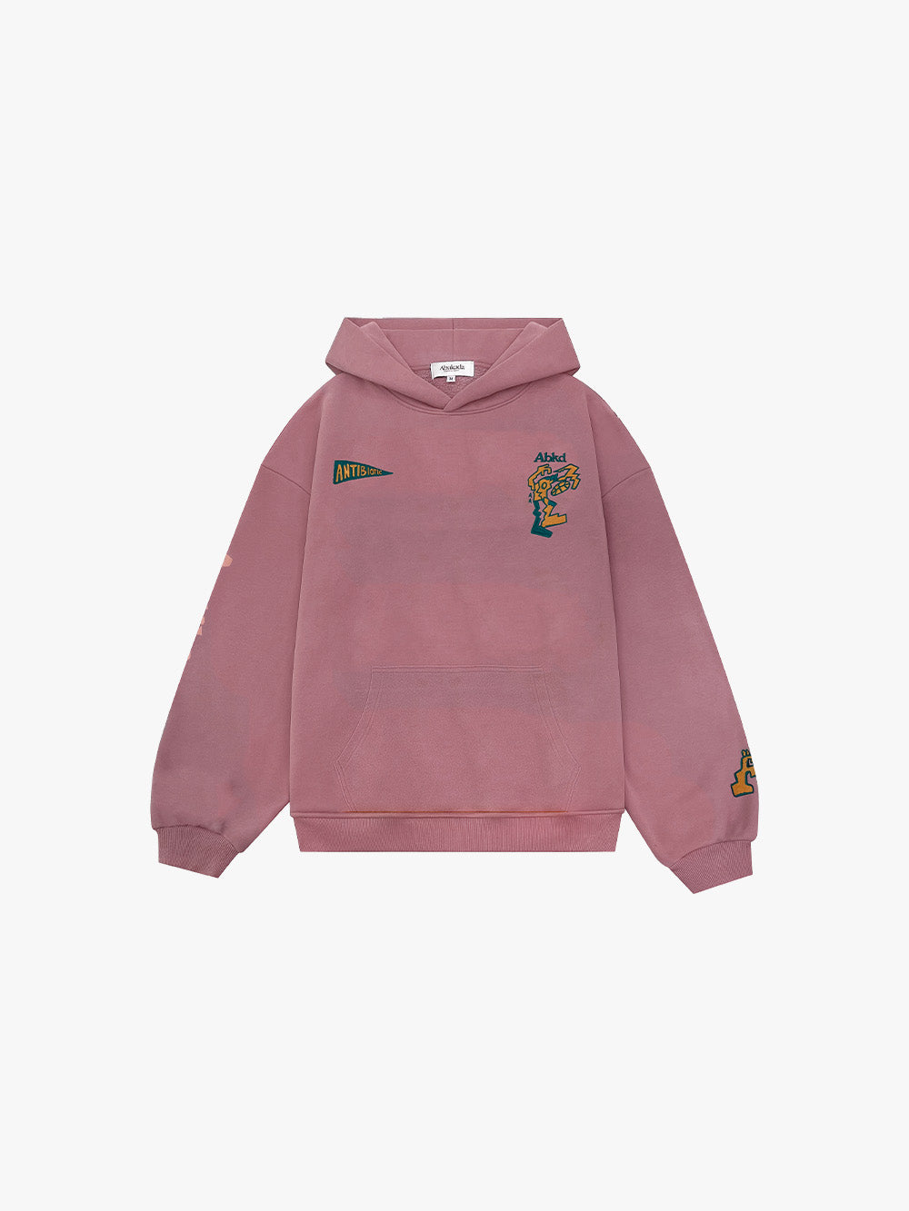 ABKD SMILE GRAPIKO HOODIE (PINK)