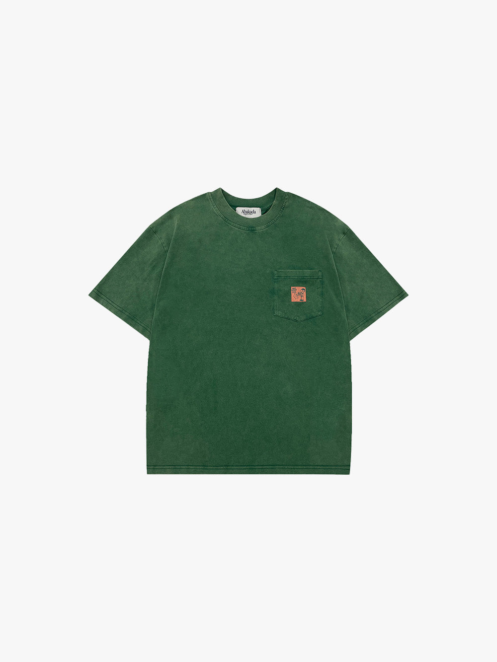 SMILE GRAPIKO POCKET TEES (WASHED GREEN)