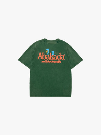 SMILE GRAPIKO POCKET TEES (WASHED GREEN)