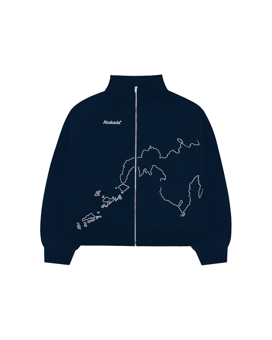 MAPA FULL-ZIP CREWNECK (NAVY)