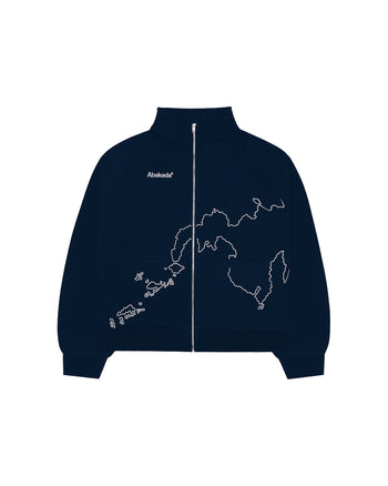 MAPA FULL-ZIP CREWNECK (NAVY)