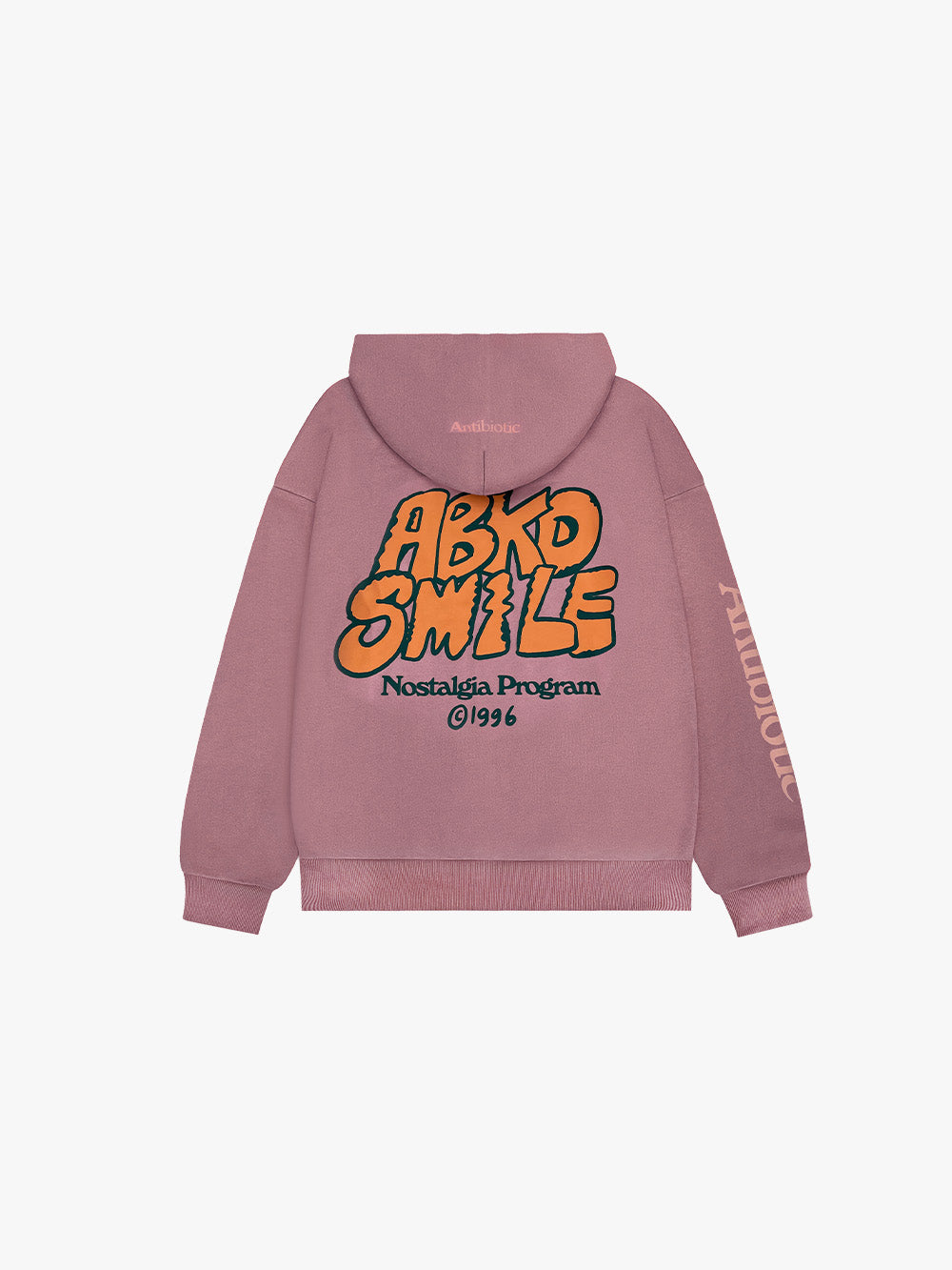 ABKD SMILE GRAPIKO HOODIE (PINK)