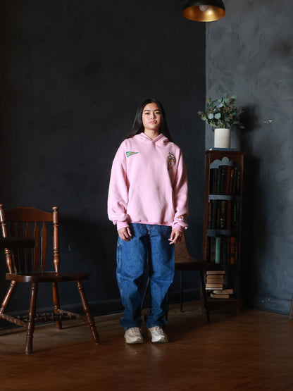 ABKD SMILE GRAPIKO HOODIE (PINK)
