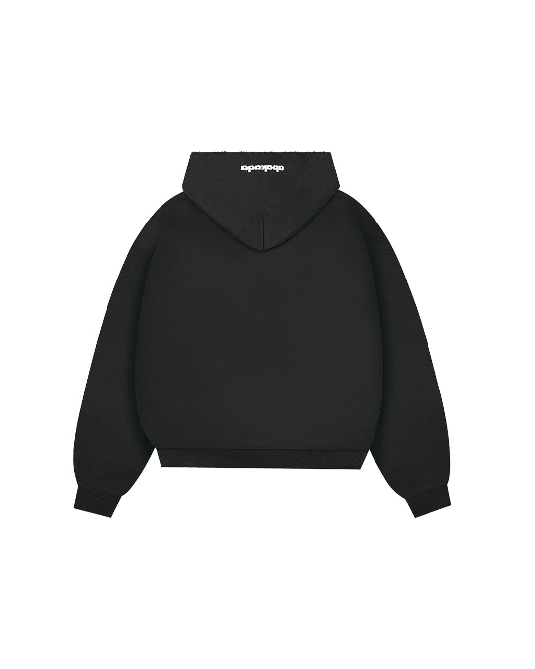 DISTRESSED PATCH ZIP-UP (DARK GREY)