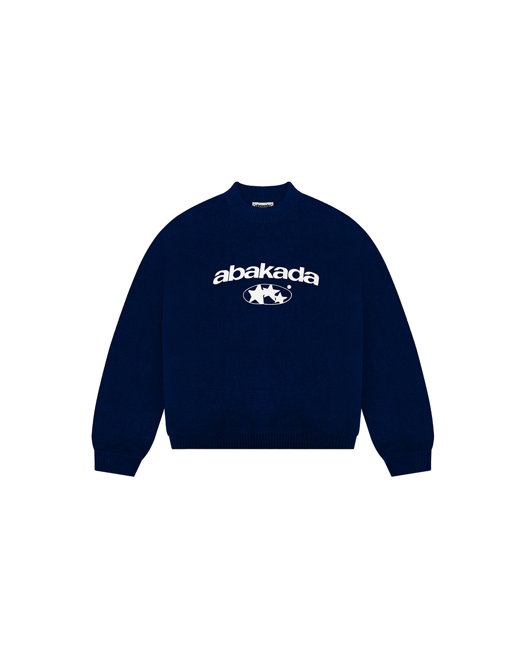 3 STAR KNITTED SWEATER (NAVY)