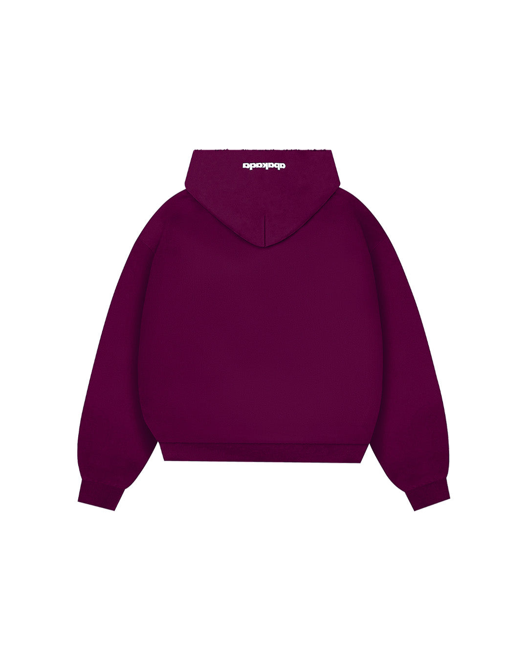 DISTRESSED PATCH ZIP-UP (WINE)