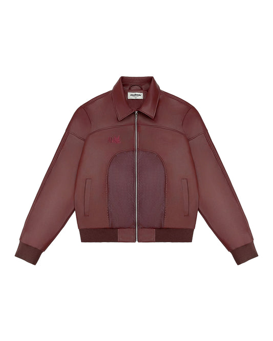 BANIG LEATHER JACKET (WINE)