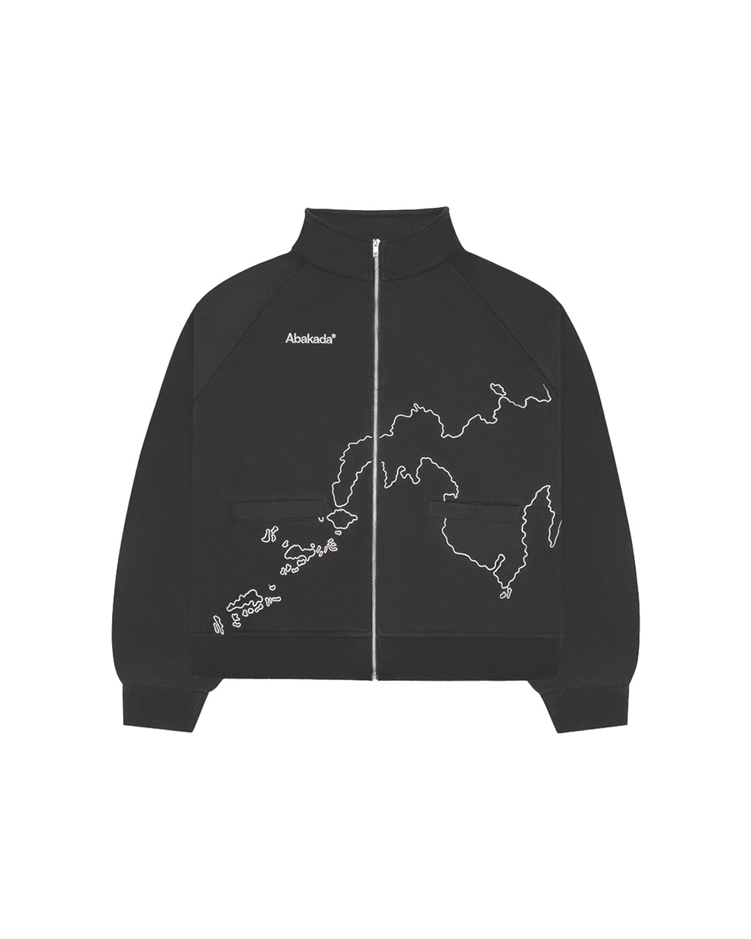 MAPA FULL-ZIP CREWNECK (DARK GREY)