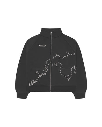 MAPA FULL-ZIP CREWNECK (DARK GREY)