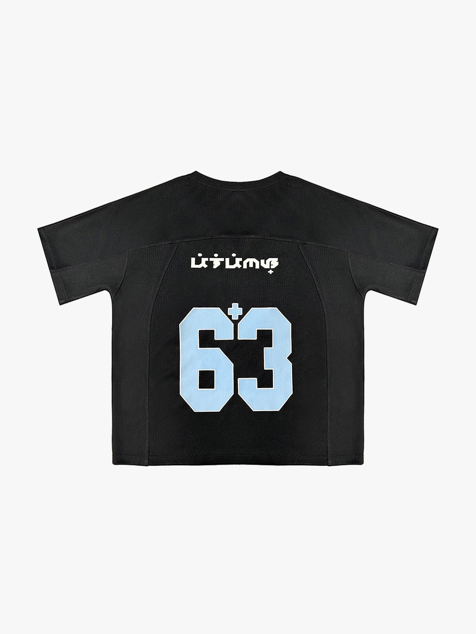 +63 FOOTBALL JERSEY (BLACK)