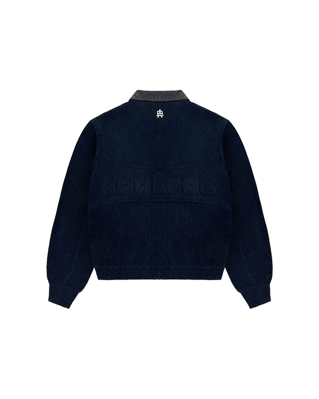WEAVE COLLAR WORK JACKET (NAVY)
