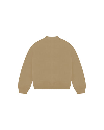 3 STAR KNITTED SWEATER (TAN)