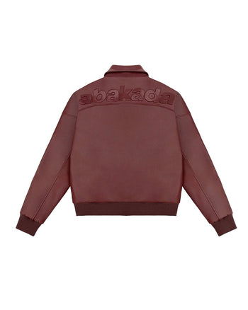 BANIG LEATHER JACKET (WINE)