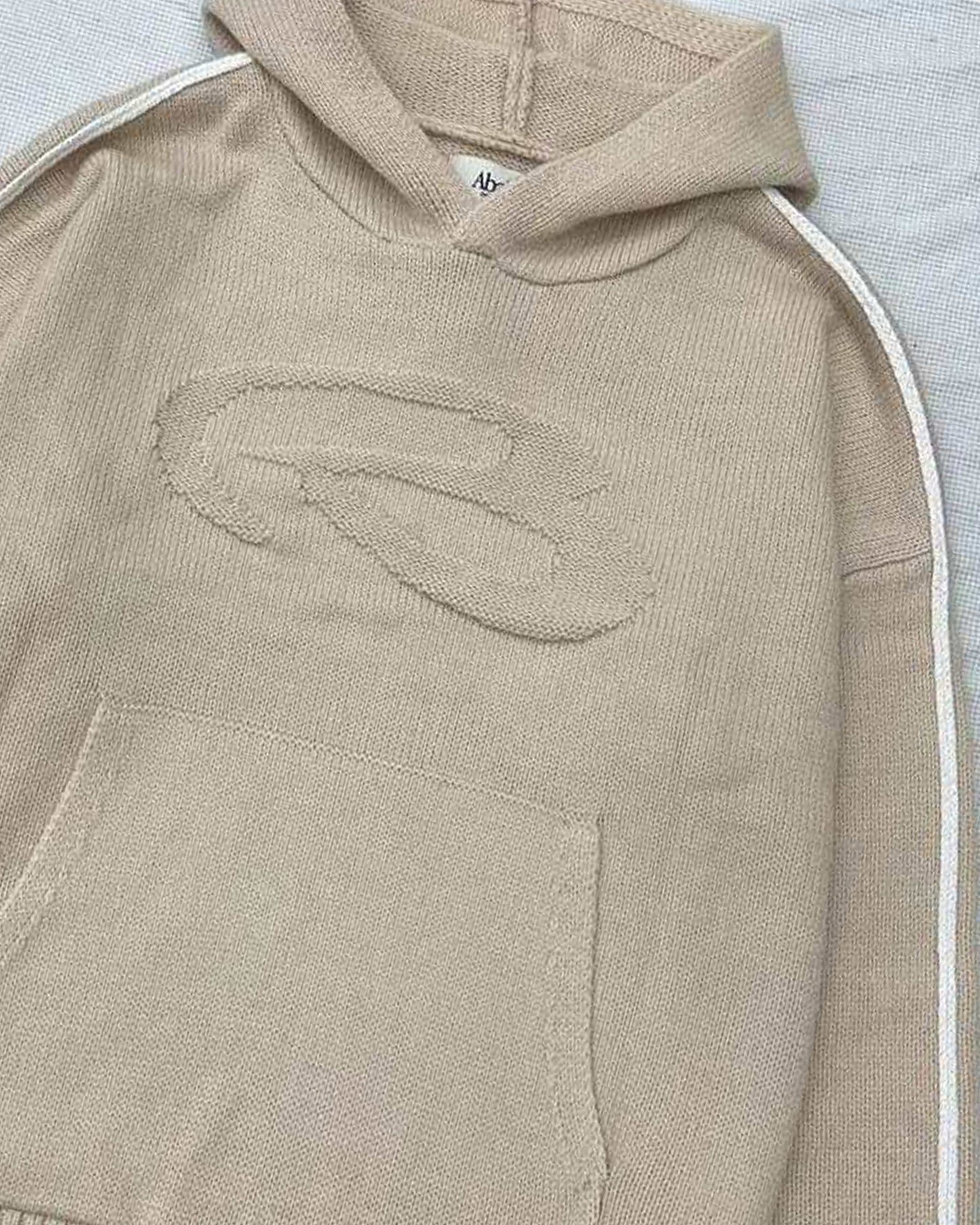 CLASSIC KNITTED HOODIES (CREAM)