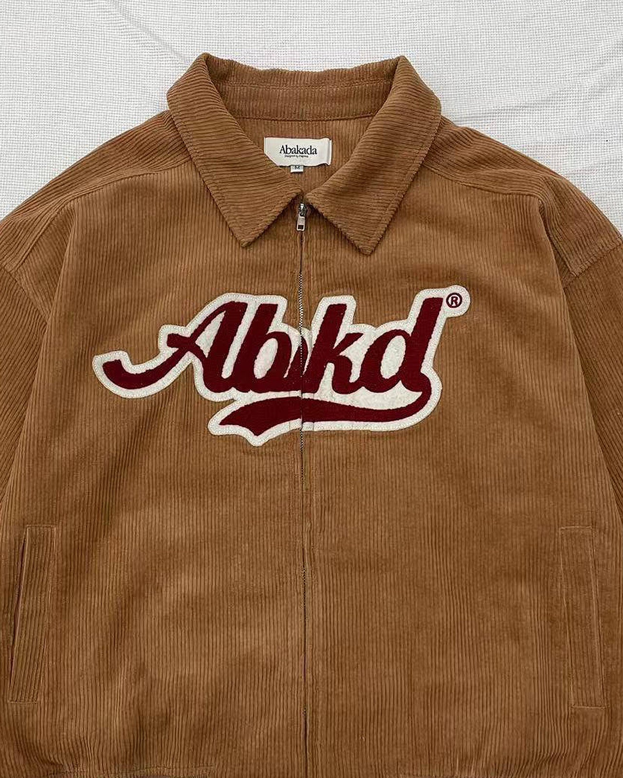 CORDUROY VARSITY JACKET (BROWN)