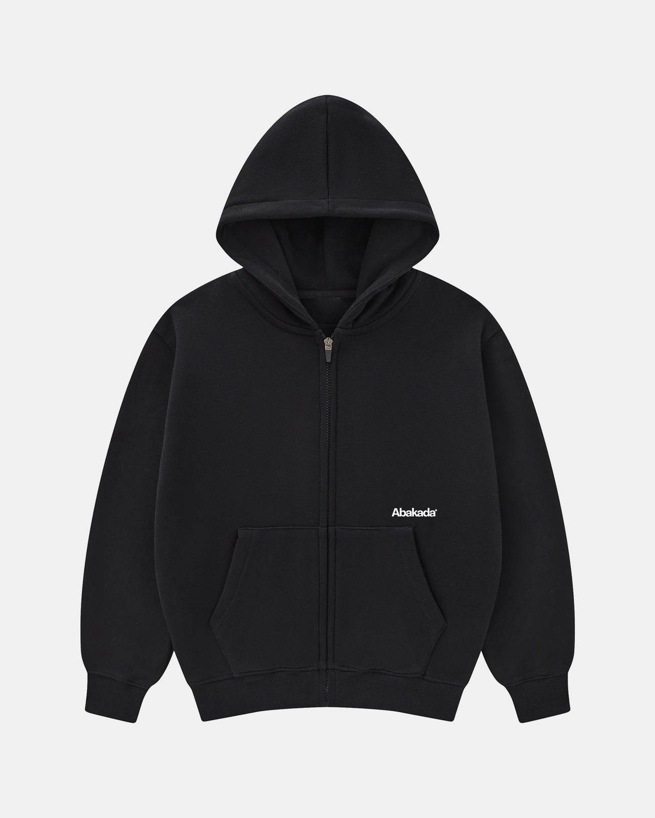 Uniform Zipper Hoodie (Black)