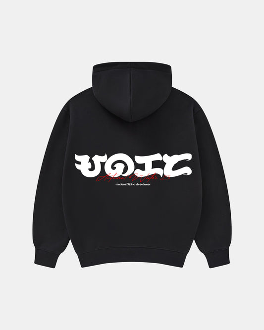 Uniform Zipper Hoodie (Black)