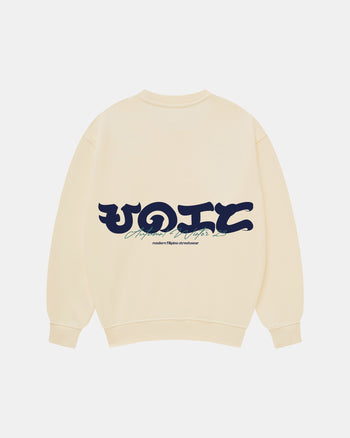 UNIFORM BAYBAYIN CREWNECK (CREAM)