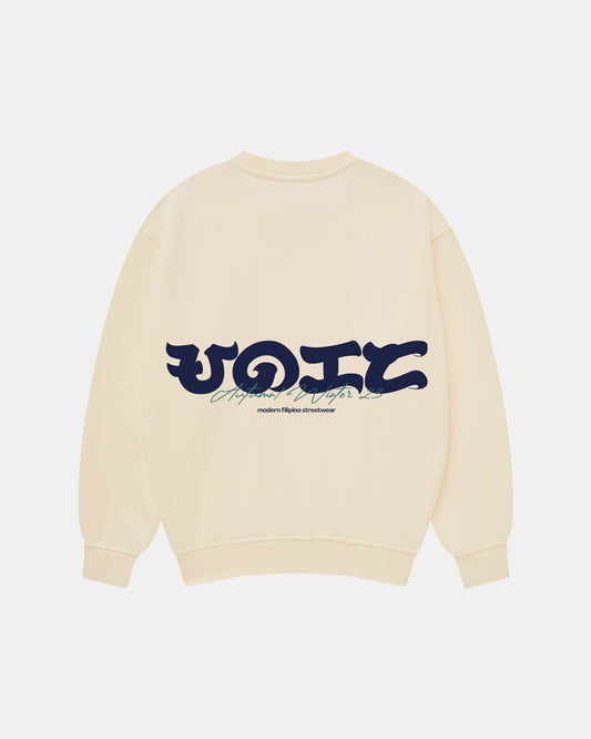 UNIFORM BAYBAYIN CREWNECK (CREAM)