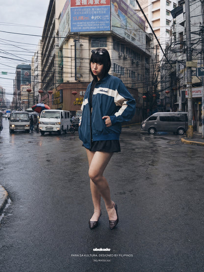 NYLON TRACK JACKET (BLUE)
