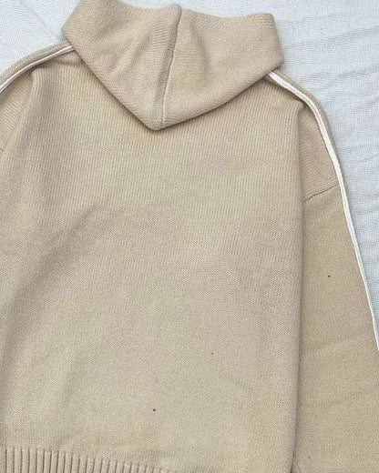 CLASSIC KNITTED HOODIES (CREAM)