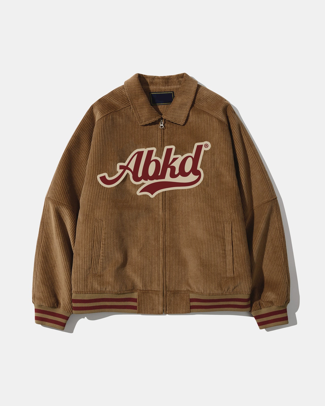 CORDUROY VARSITY JACKET (BROWN)