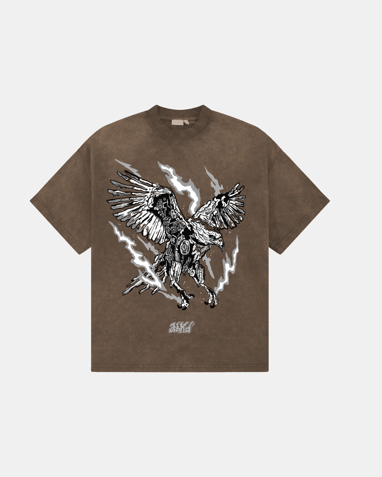 GRAPIKO AGILA TEE (WASHED BROWN)