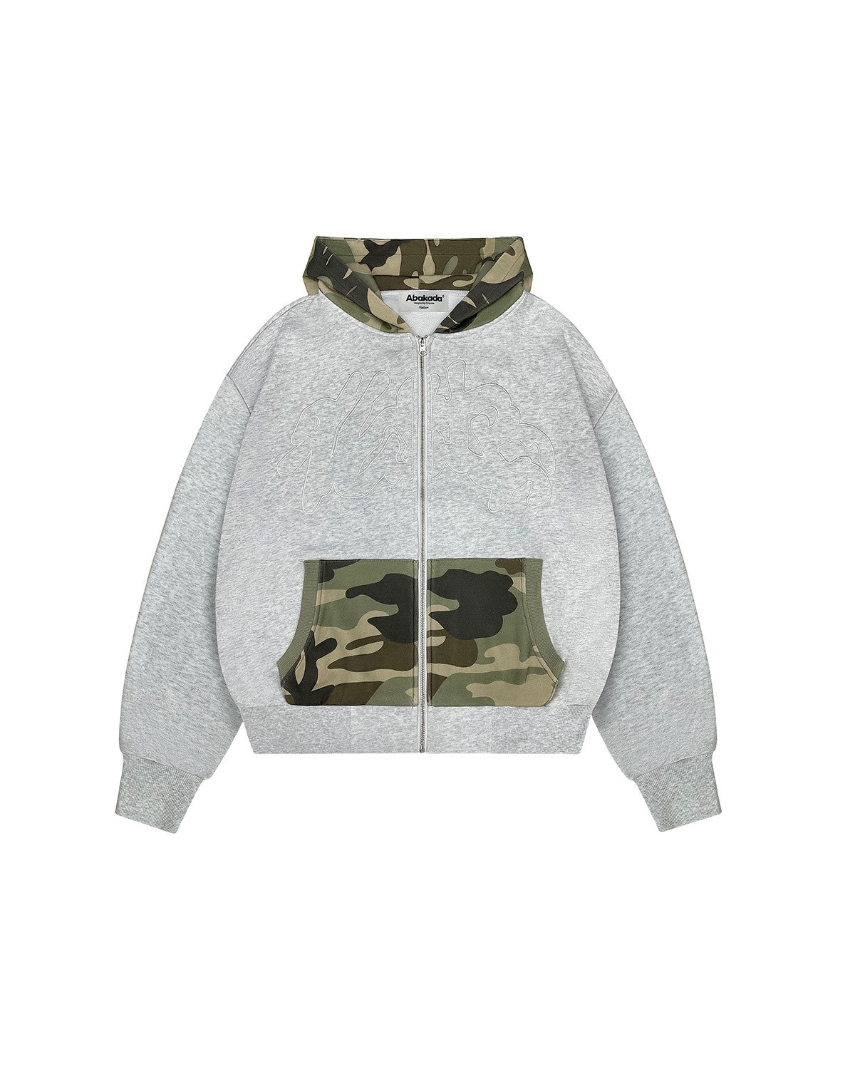 BAYBAYIN TWO-TONE ZIP UP (WHITE/CAMO)