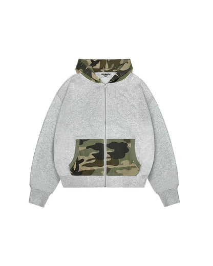 BAYBAYIN TWO-TONE ZIP UP (WHITE/CAMO)