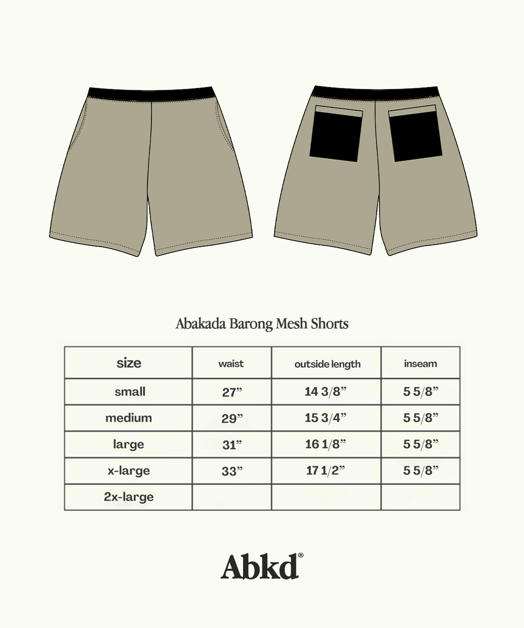 MONOGRAM WOVEN SHORTS (FERN/BLACK)