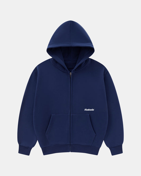 Uniform Zipper Hoodie (Navy)