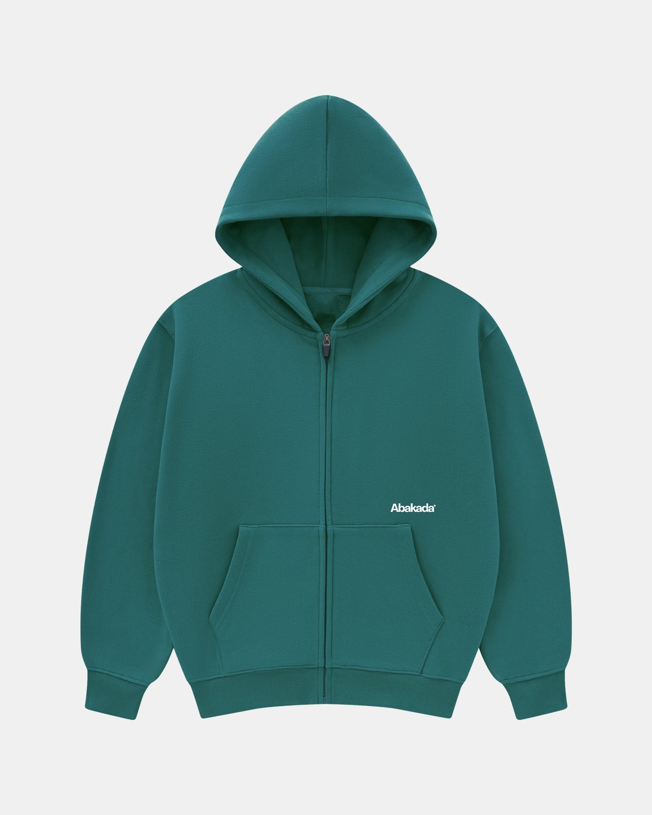 Uniform Zipper Hoodie (Teal Green)