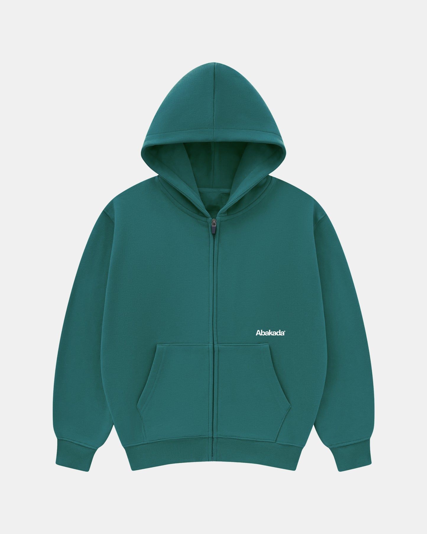 Uniform Zipper Hoodie (Teal Green)