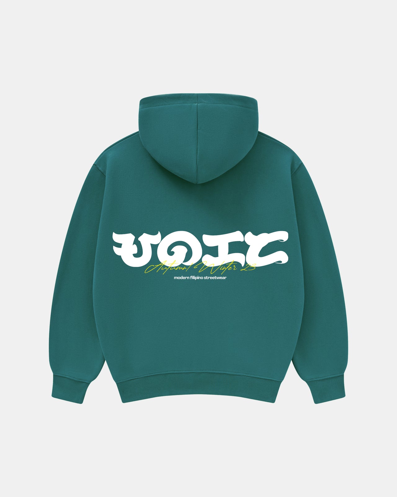 Uniform Zipper Hoodie (Teal Green)