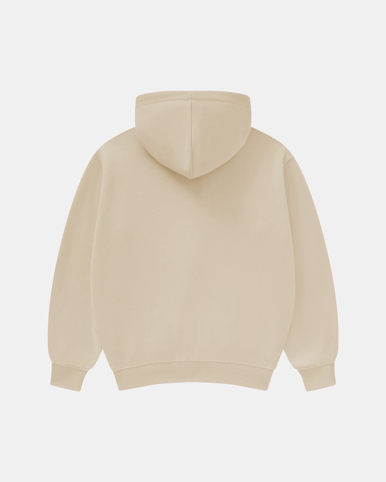 VARSITY ZIPPER HOODIE (TAN)