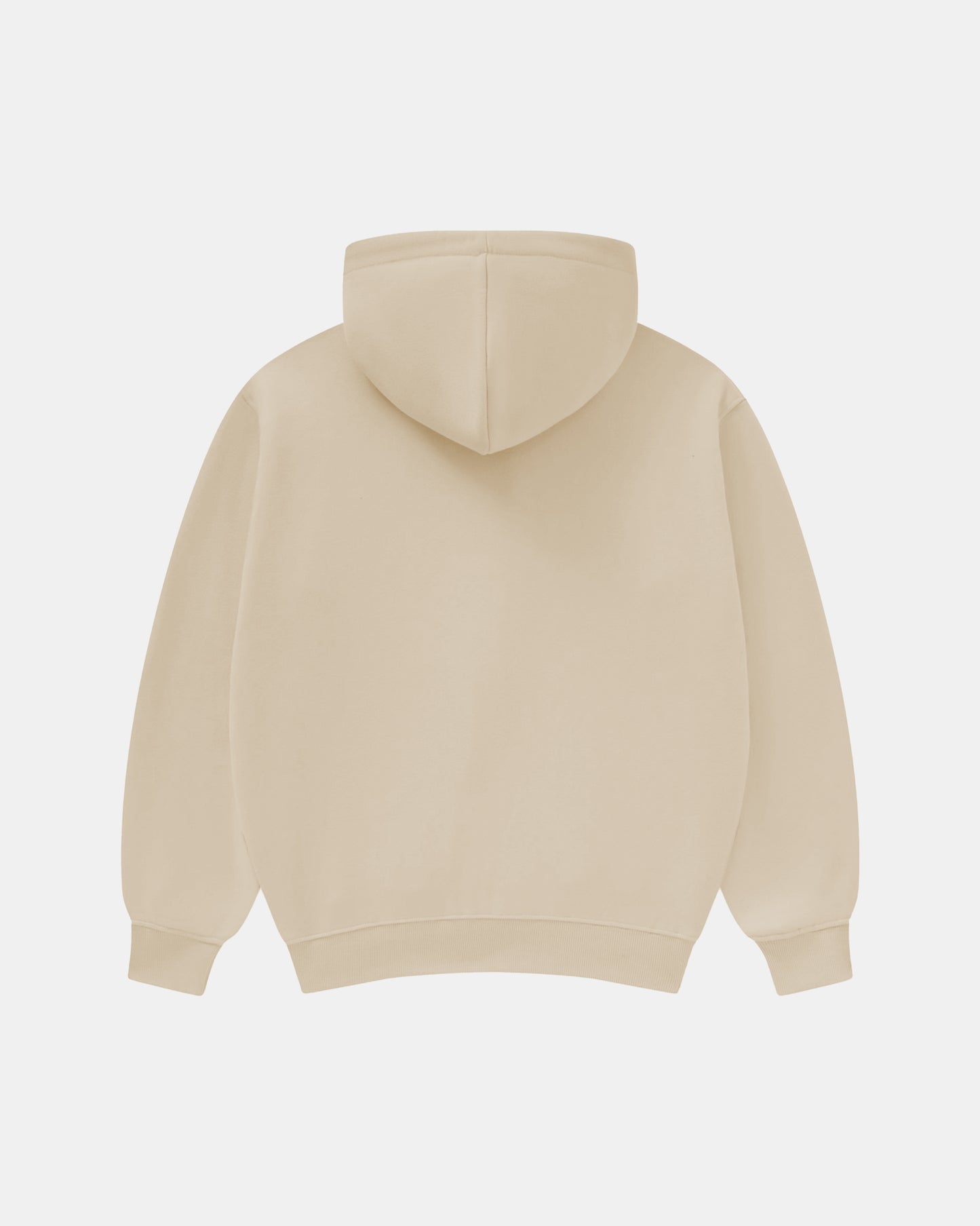 VARSITY ZIPPER HOODIE (TAN)