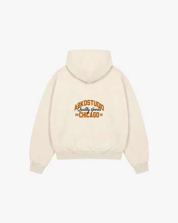 CHICAGO FLAGSHIP ZIP-UP (CREAM)