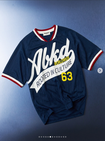 RAGLAN LOGO JERSEY (RED/BLUE)